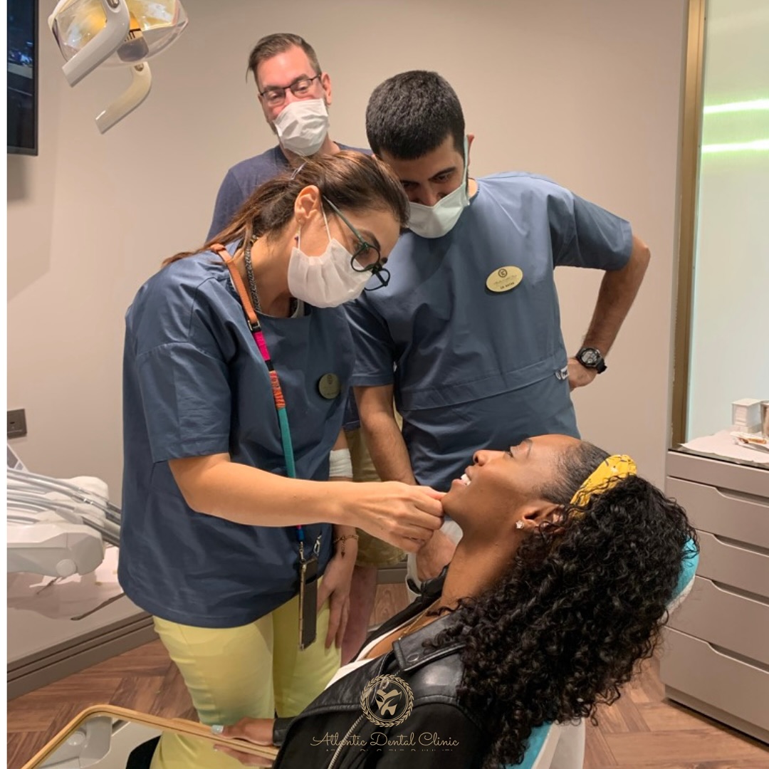 Atlantic Dental doctor with real patient